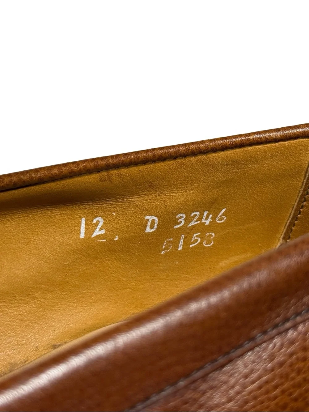 Allen Edmonds Parkland Penny Loafers Brown Pebble Leather Mens 12 D Business